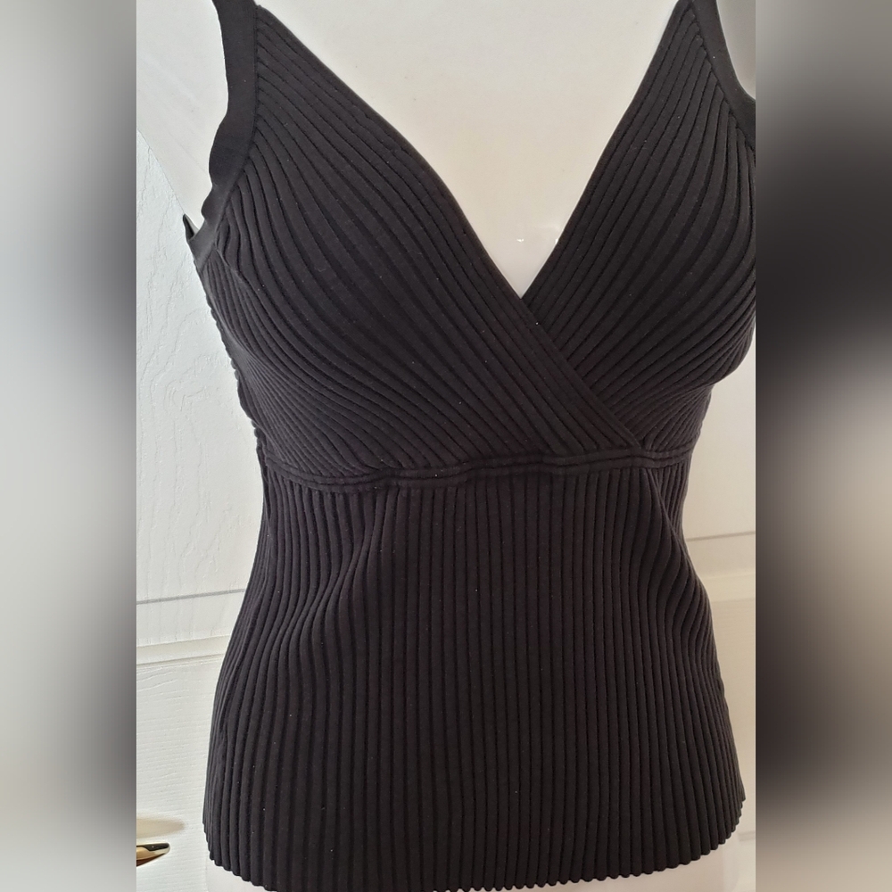Ribbed Halter Top Large